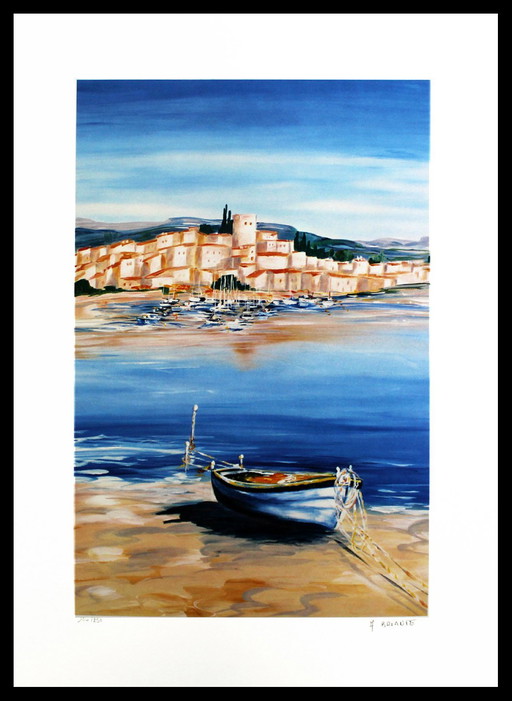Briante, Anne Marie - La Barque - Color lithograph