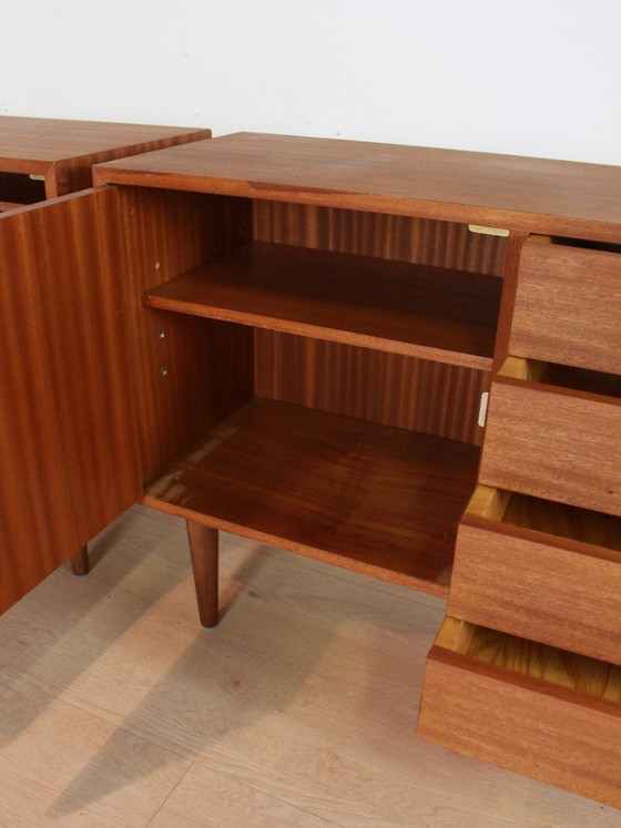 Image 1 of 2x dressoir kastjes – teak
