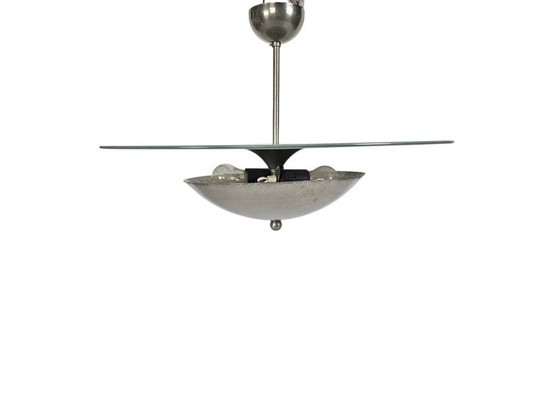 Image 1 of Gispen - Iluminación Giso - 'Media Luna' - Estilo Art Déco - Grabado - Años 90