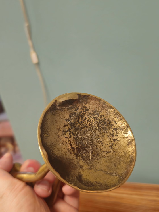 Image 1 of Madre e bambino in ottone vintage, bambina, festa della mamma