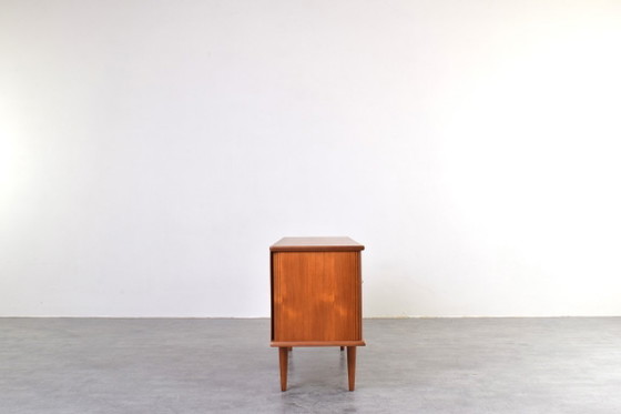 Image 1 of Mid-Century Danish Teak Tambour Sideboard, 1960s