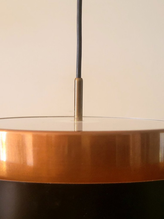 Fog & Mørup Saturn hanging lamp by Jo Hammerborg in copper & black, Danish design – Pendant lamps, Metal (photo 7 of 7)
