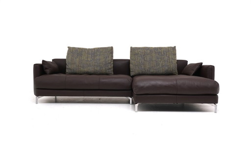 Rolf Benz Nuvola Couch Sofa Eckcouch Ecksofa Kissen Leder