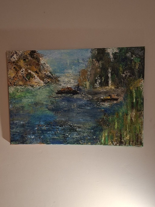 Dipinto a olio originale Kathleen Storme – "Het Impulsieve Moment" (2021)