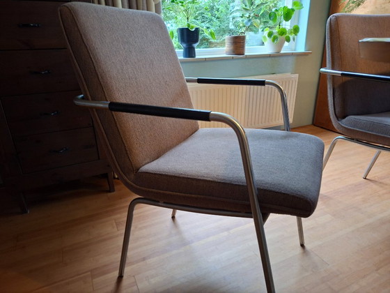 6 Gelderland Zoom 925 stoelen Paul Young voor Gelderland – Eetkamerstoelen, Chrome (photo 8 of 8)