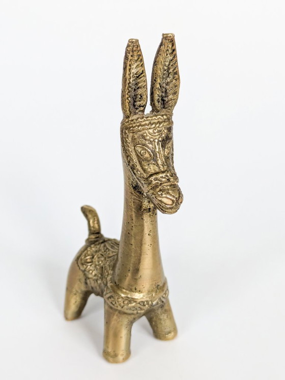 Trio vintage de figurines de lamas ou d'ânes en laiton massif, années 1970 – Objets déco, Brass (photo 13 of 20)