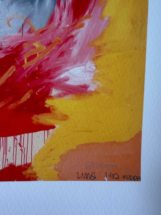 Jean Michel Basquiat (1960–1988), Junge und Hund in einer Johnnypump, 1982, Copyright Nachlass von Jean (photo 4 of 6)