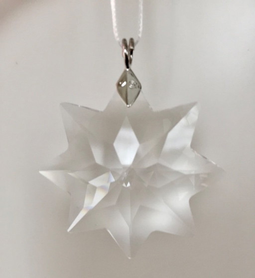 Kleine Kerstster van Swarovski: PWP Star Ornament 2017 Christmas.
