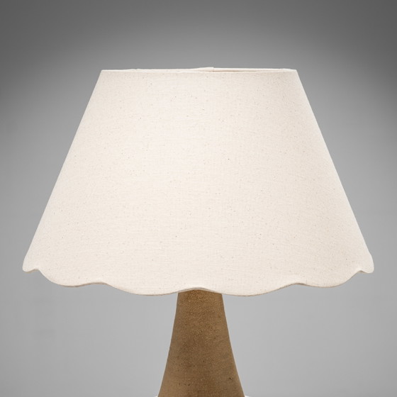 Model 3041 Keramik Tischlampe von Søholm Stentøj, Dänemark, 1960er Jahre, Tischlampen, Beige, Scandinavian (Foto 5 von 11)