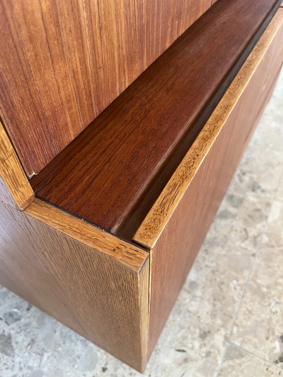 Image 1 of Vintage ladekast van teak en eikenhout
