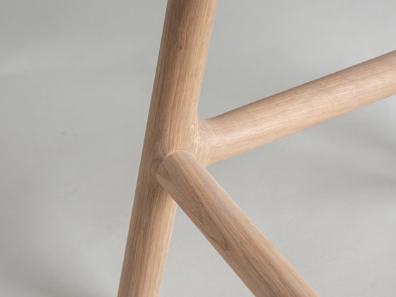 Image 1 of 2 tabourets de bar Rocco neufs – 79 cm – Chêne massif – Charlie Pommier