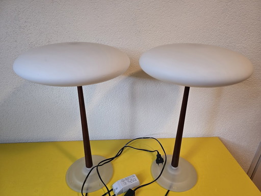 2x Arteluce Pao T2 Tafellampen