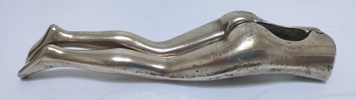 nutcracker woman's legs vintage solid brass