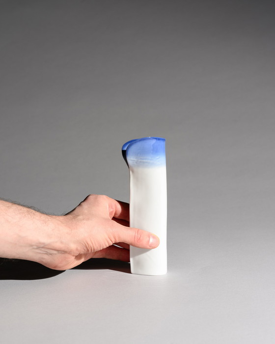 Image 1 of Johan van Loon x Rosenthal Studio-Line Glossy Paper Porcelain Vase Duo Maritime