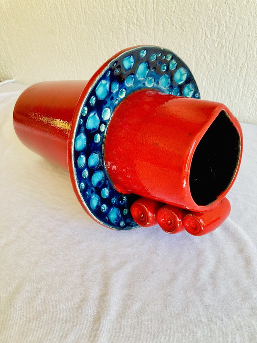 Zeldzame midcentury vaas “ Saturn”Dumler en Breuden 