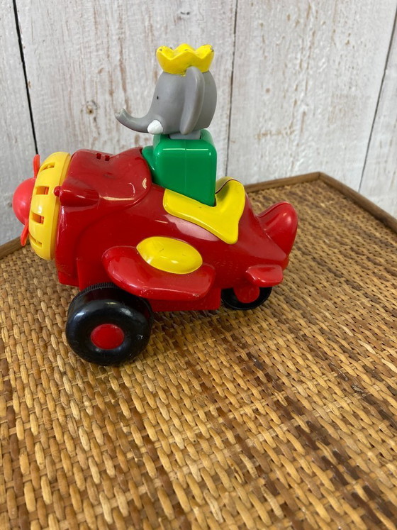 Image 1 of Vintage Babar airplane toy