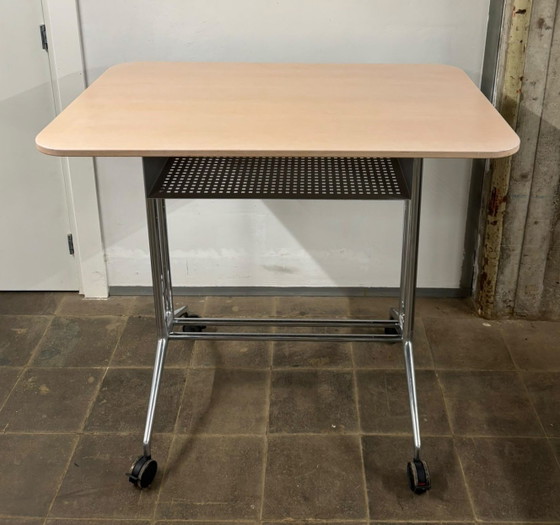 Zeldzame Vitra Ad Hoc Spatio design trolley-werktafel – Bureau, Metal, Wood (photo 5 of 8)