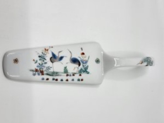 Image 1 of Servidor de tarta Manufacture de Lys Royal Diseño Kakiemon Francia Siglo XVIII