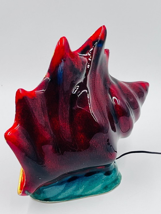 Image 1 of Vallauris signed seashell lamp – Luminous marine decor