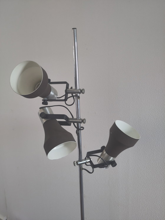 Image 1 of Lampada da terra classica con paralumi