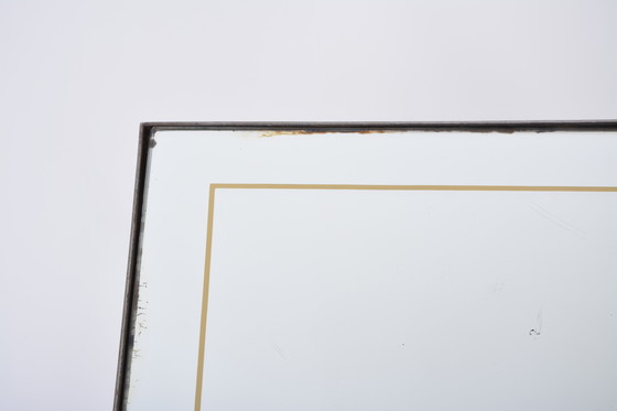 Image 1 of Hollywood Regency Brass and Glass Nesting Tables in the Style of Maison Jansen, Set of 3