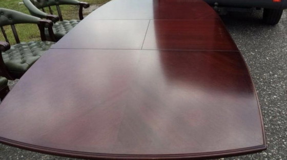 Heldense Mahony Tavolo da Pranzo Allungabile – Tavoli da pranzo, Wood, Brass (photo 3 of 5)