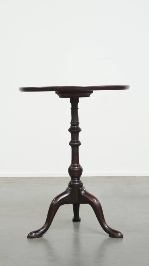 Table d'appoint/ table à vin anglaise ancienne avec plateau d'une seule pièce du début du 19e siècle