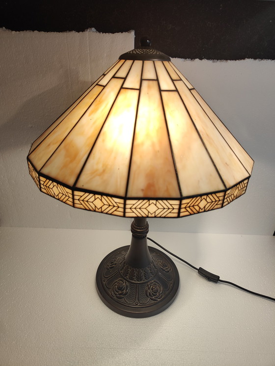 Image 1 of Tiffany Table Lamp Large High Model