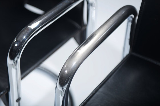 Image 1 of Very are leather Dialogo Dessau dining chairs by Afra E Tobia Scarpa C&B Italia