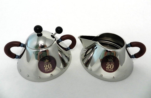 Alessi 20-Year Anniversary Cream Set By Michael Graves. Très rare !