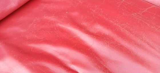 Image 1 of Vintage postmodern Rolf Benz leather sofa