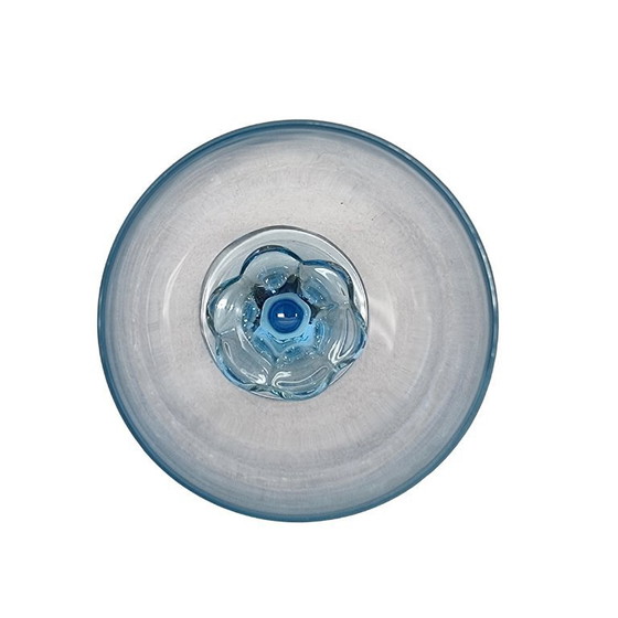 Image 1 of Luminarc France wijnglazen met blauwe voet
