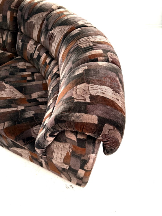 Canapé modulaire 4 pièces vintage des années 80 – Canapés modulables, Bois, Textile (photo 7 of 13)