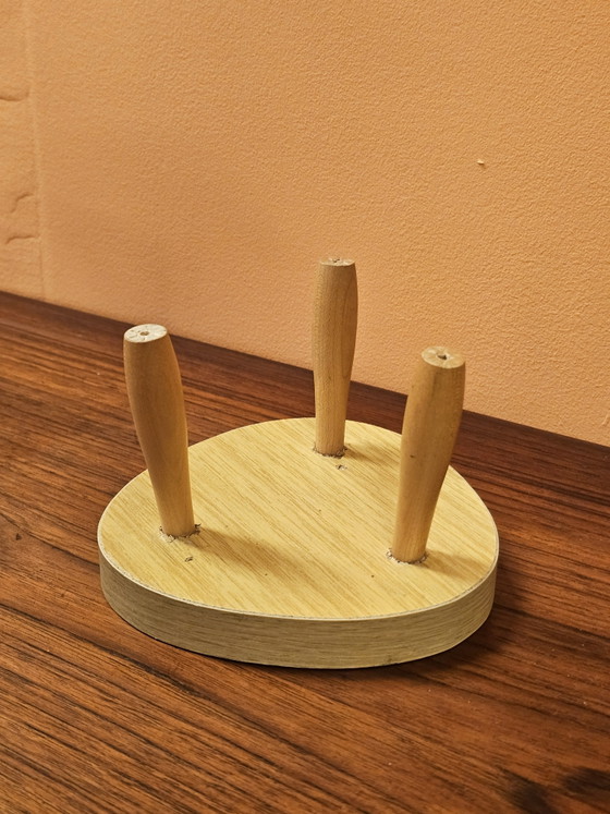 Mini tavolino vintage per piante, tavolino piccolo, tavolino laterale, tavolo – Porta piante, Wood (photo 5 of 5)