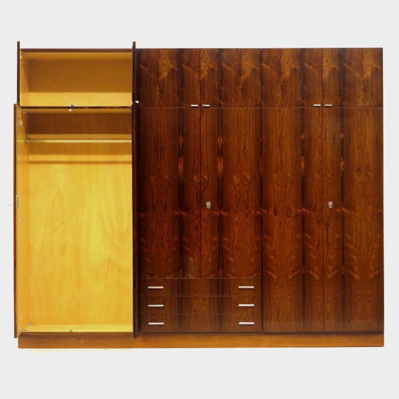 Image 1 of Grande armoire vintage XL en palissandre, années 1960