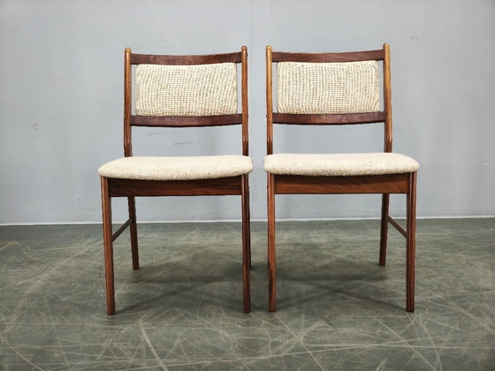 Image 1 of Set di 4 sedie da pranzo Hugo Frandsen per Spøttrup, Danimarca, anni '60