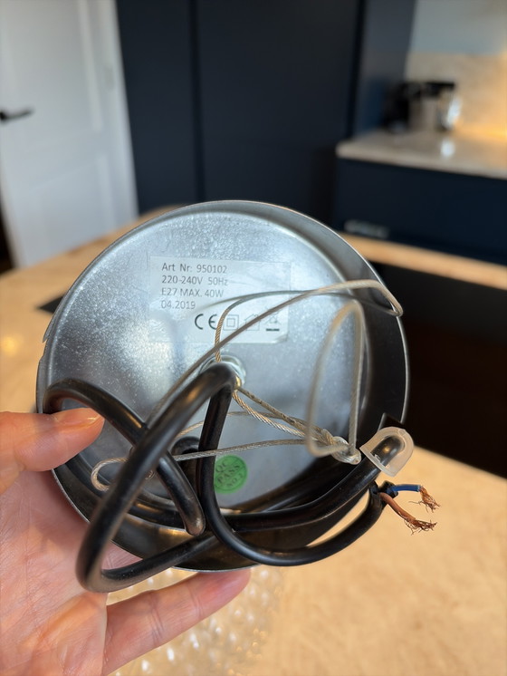 Image 1 of Hübsch - suspension métal et verre