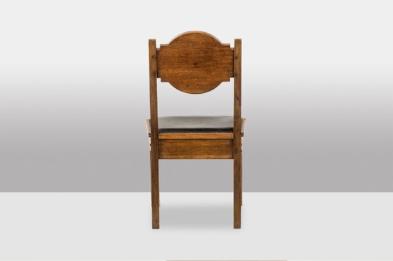 Image 1 of Étienne Kohlmann. Set aus 6 Stühlen im modernistischen Stil. 1960er Jahre.