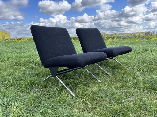 Ensemble de 2 fauteuils vintage Gispen 1431, conçus par André Cordemeyer (1961)