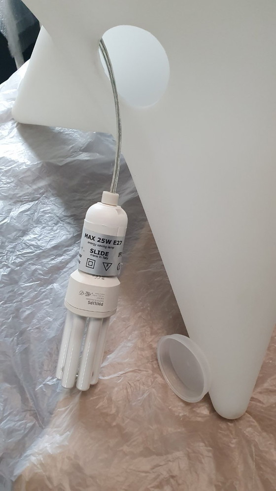 Image 1 of 2x Slide Studio Design Italy Sirio Lampen, weiße Sternform