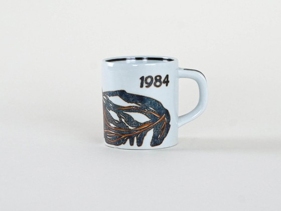 Image 1 of Tazza in porcellana, design danese, 1984, designer: Mogens Andersen, produzione: Royal Copenhagen