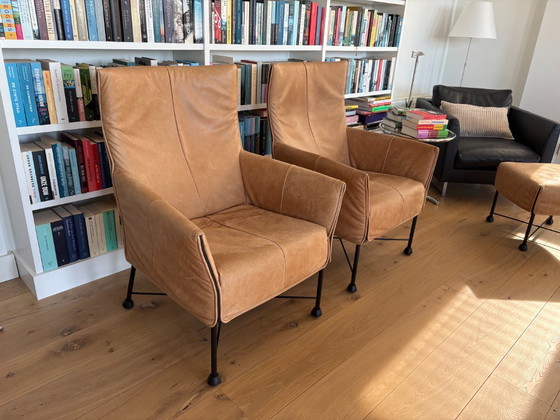 Image 1 of 2x Montis Charly Ledersessel