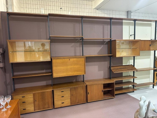 Vintage modular wall system wall cabinet 1960s, String