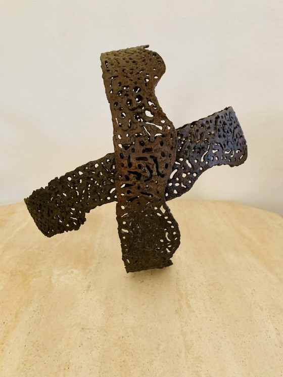 Image 1 of Sculture brutaliste americane di metà secolo di Irv Bramberg, anni '60-'70, set di 2