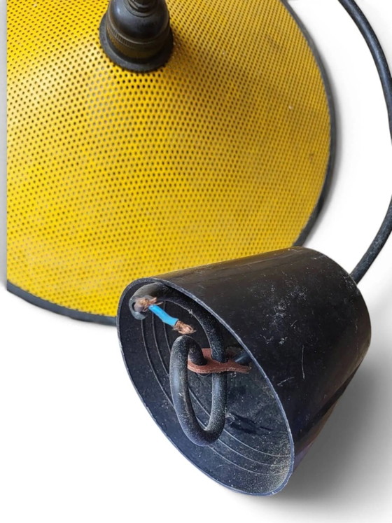 Lampada a sospensione in metallo perforato, anni '80 – Lampade a sospensione (photo 5 of 7)