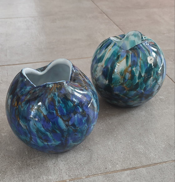 Image 1 of Pair of Richartz Art Collection vases from the 1970s-80s