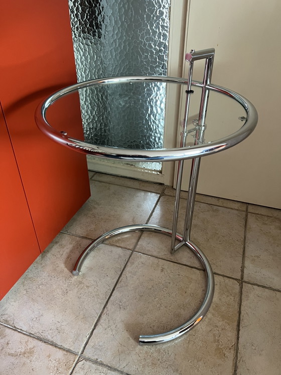 Image 1 of ClassiCon Eileen Gray E 1027 glazen bijzettafel design table