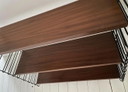 Libreria retrò in teak Tomado Wall Rack, anni '70