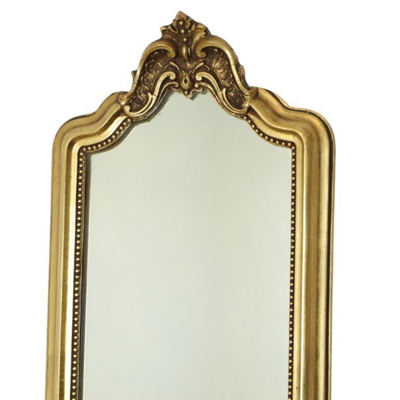 Image 1 of Smalle Klassieke Vintage Spiegel Barok Stijl Goud 72cm