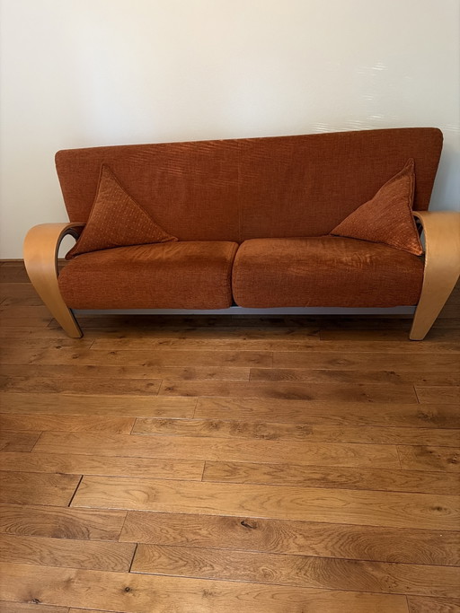 2 bancos – 2 zitsbanken, Textile, Wood (photo 2 of 5)